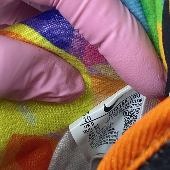 Nike Sb Dunk Low Ben & Jerry's Multicolor Athletic Shoes Men Size 10 Preowned - Picture 6 of 8